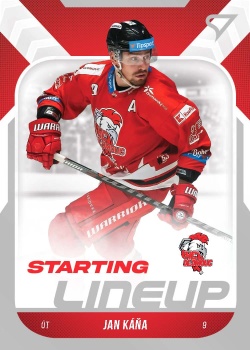 Jan Kana Olomouc Tipsport ELH 2022/23 SportZoo 2. serie Starting LINEUP #SL-60